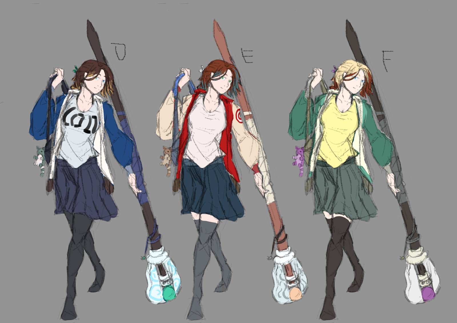 Eventhough I tried many things, I ultimately have yet to decide on which color I want.